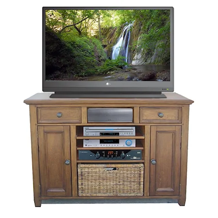 55" Media Storage Console